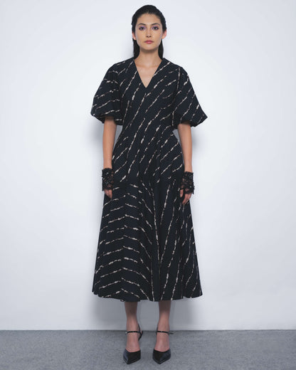 Thalia Dress in Spina Print - Leh Studios