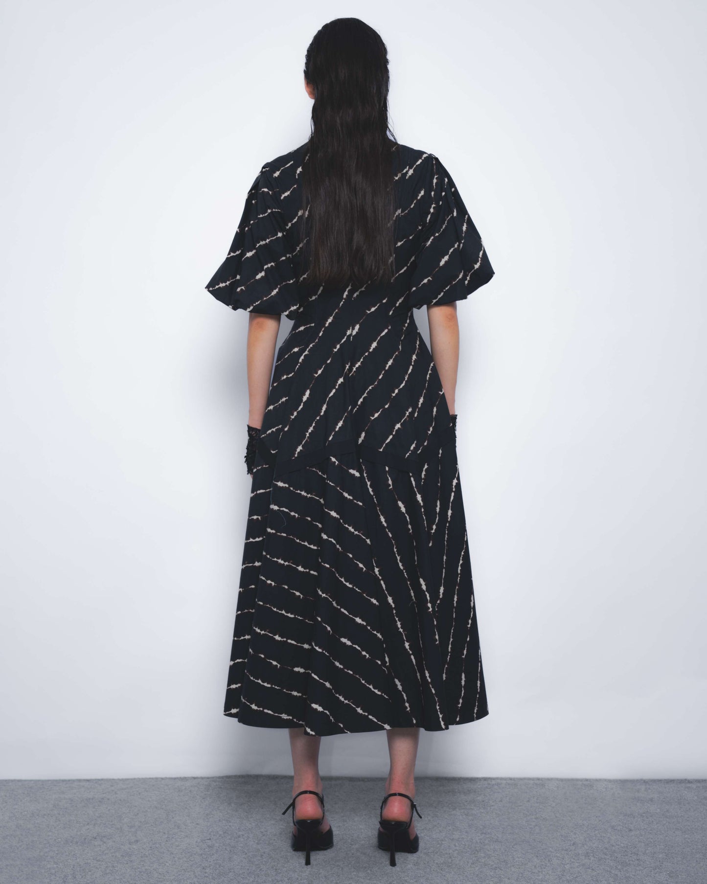 Thalia Dress in Spina Print - Leh Studios