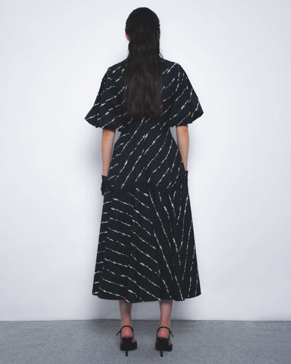 Thalia Dress in Spina Print - Leh Studios