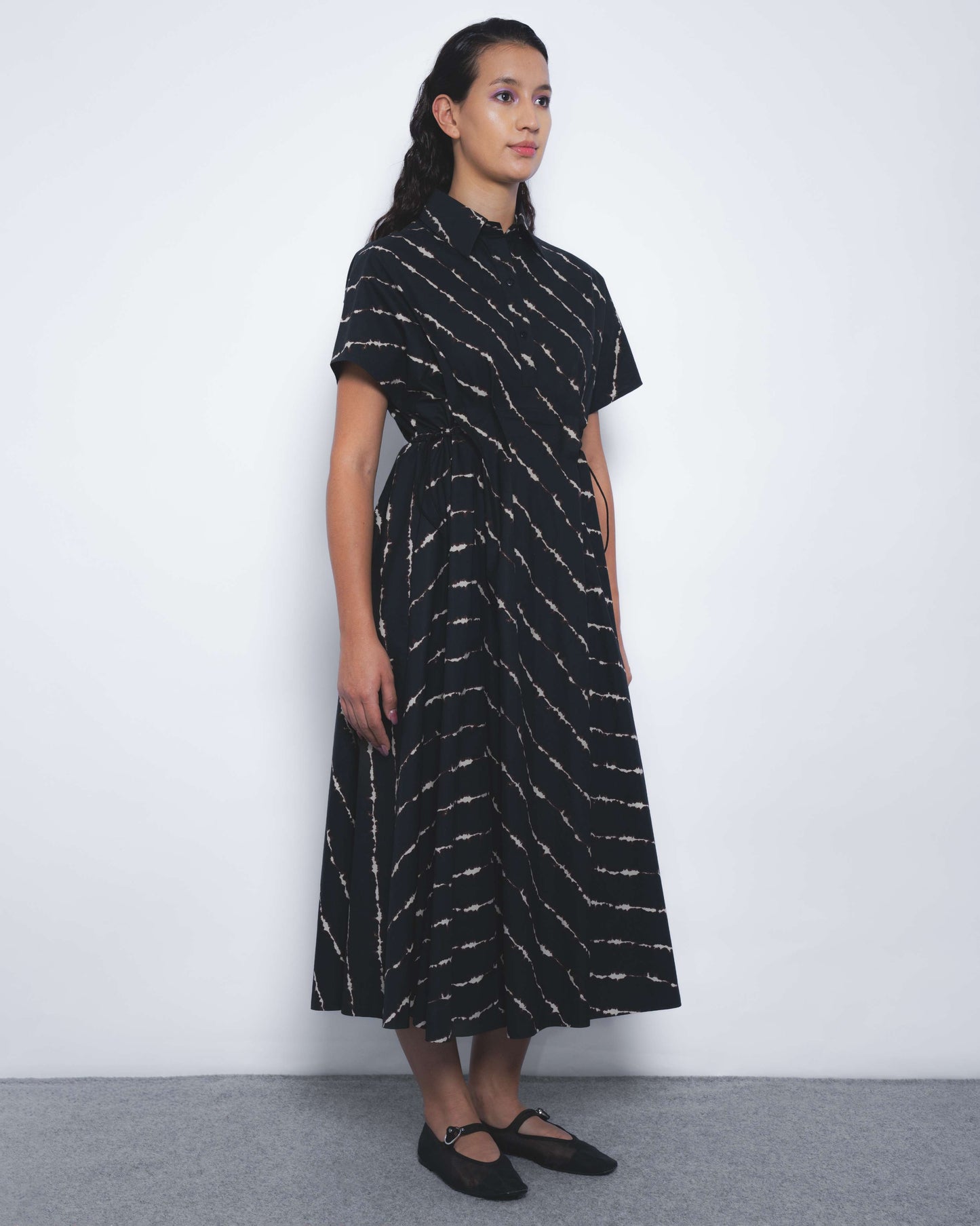 Sol Parka Dress in Spina Print - Leh Studios