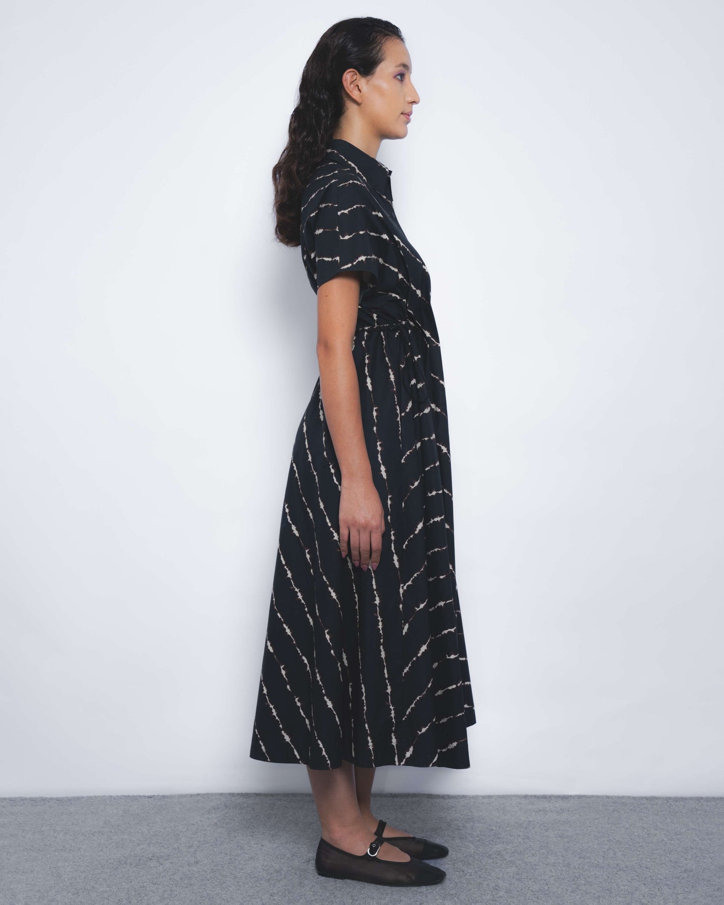 Sol Parka Dress in Spina Print - Leh Studios