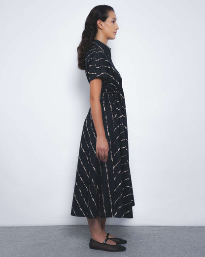 Sol Parka Dress in Spina Print - Leh Studios