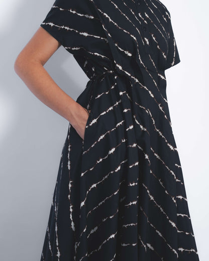 Sol Parka Dress in Spina Print - Leh Studios