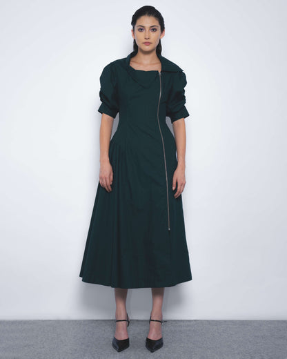 Soir Zipper Dress - Leh Studios