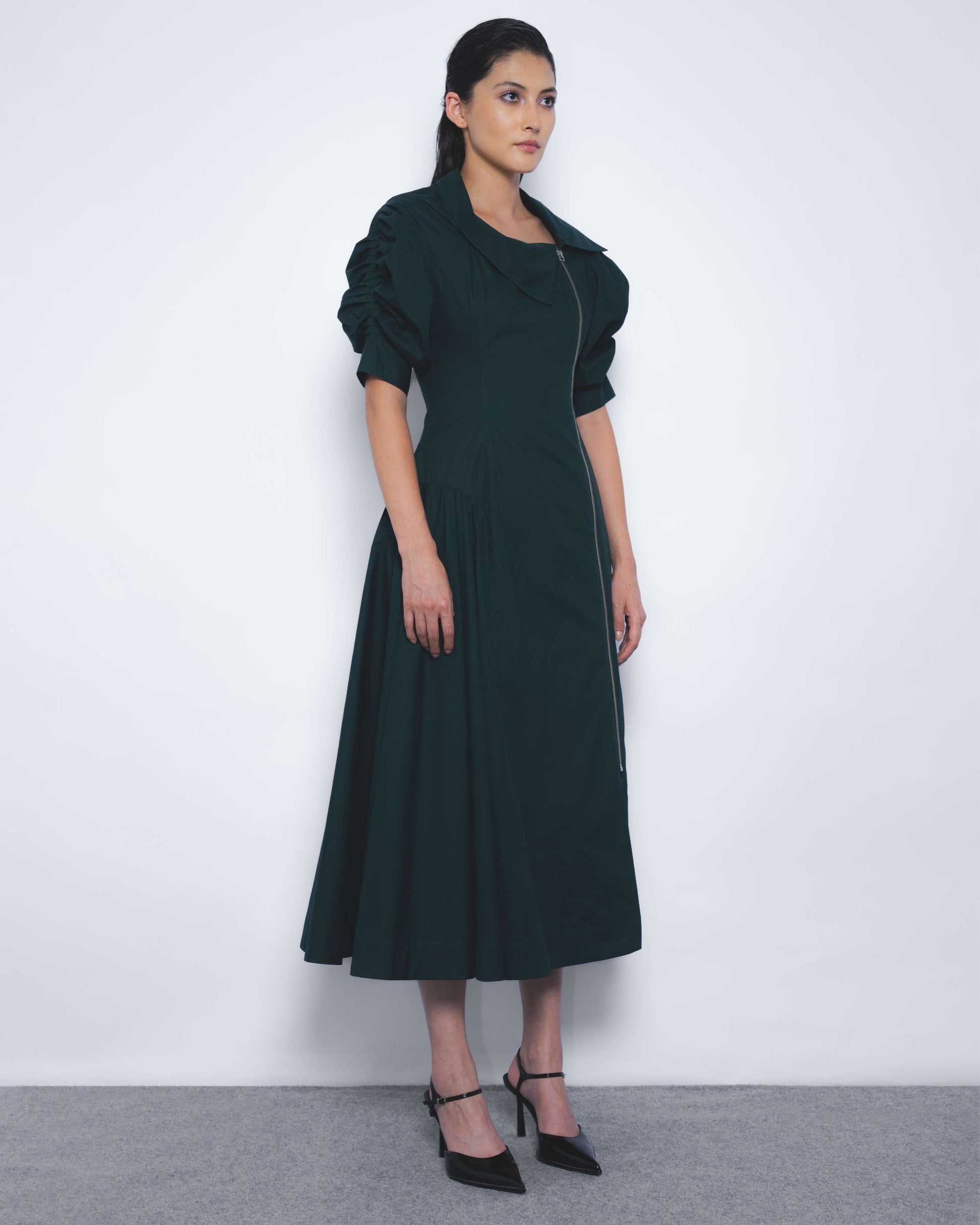 Soir Zipper Dress - Leh Studios