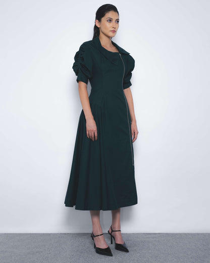 Soir Zipper Dress - Leh Studios