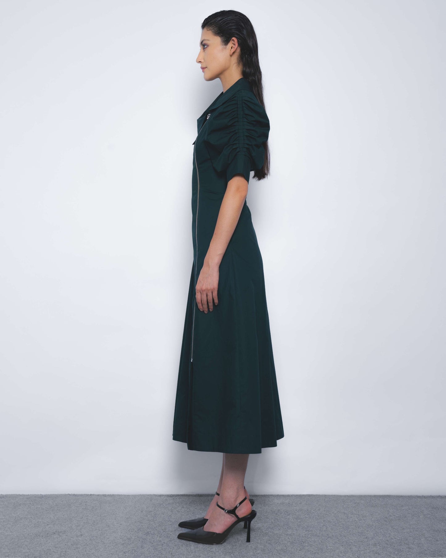 Soir Zipper Dress - Leh Studios