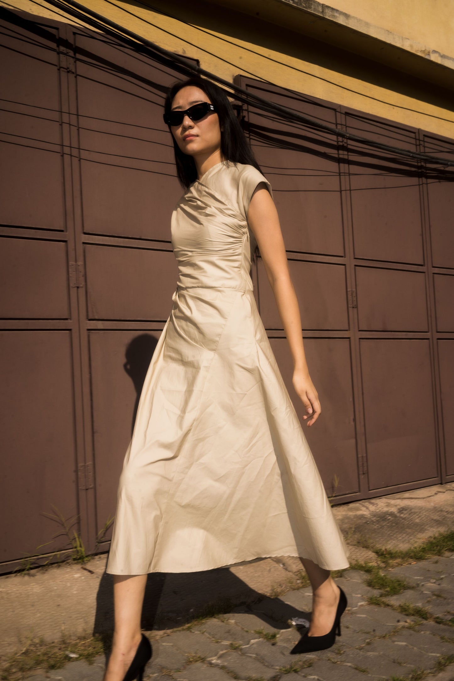Petra Draped Dress