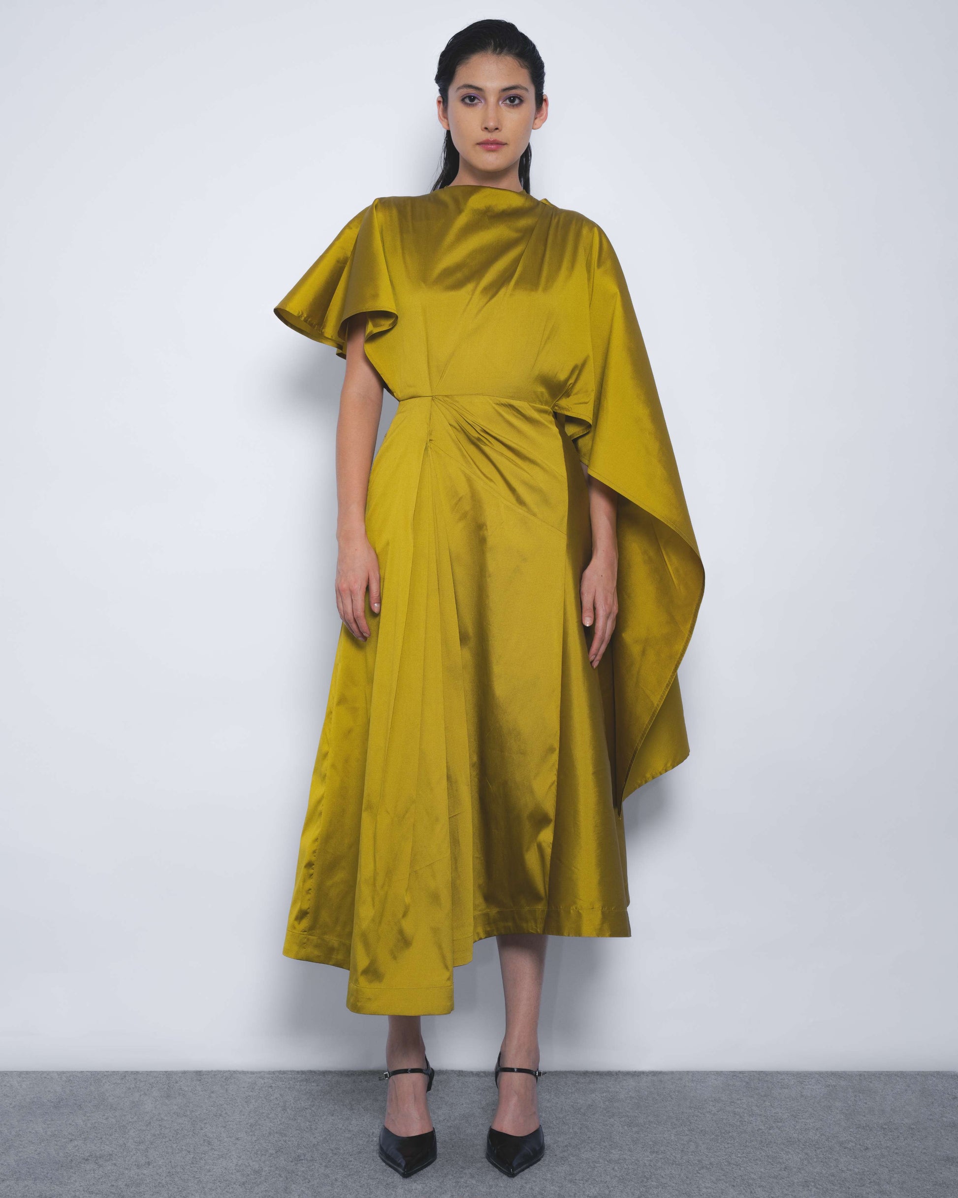 Velo Draped Dress - Leh Studios