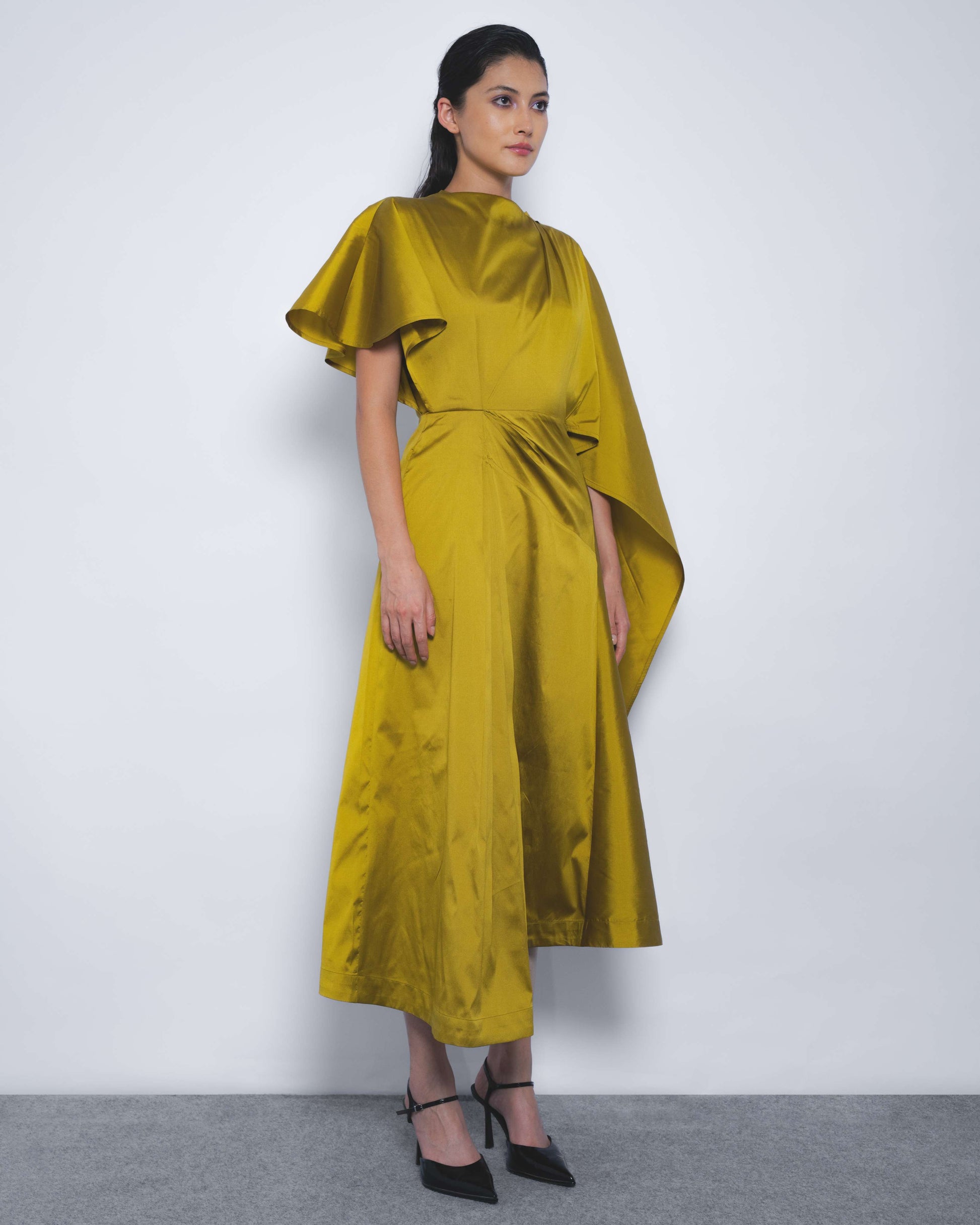 Velo Draped Dress - Leh Studios