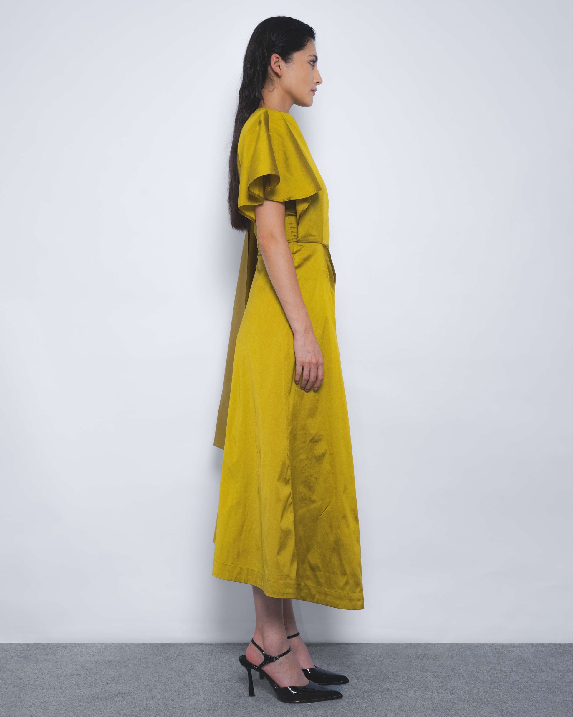 Velo Draped Dress - Leh Studios