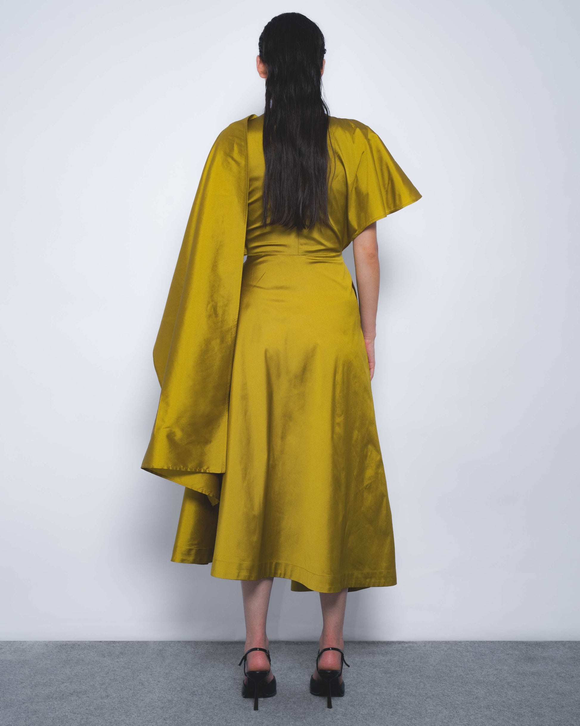 Velo Draped Dress - Leh Studios