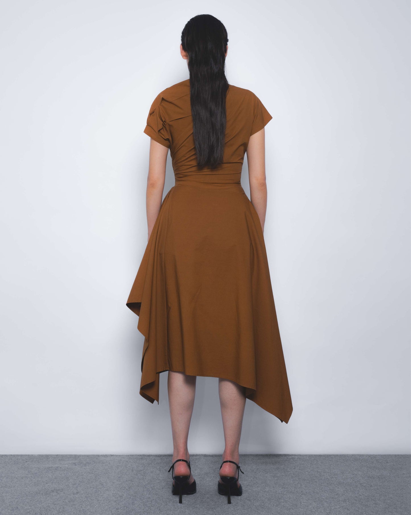 Rigzar Draped Dress - Leh Studios