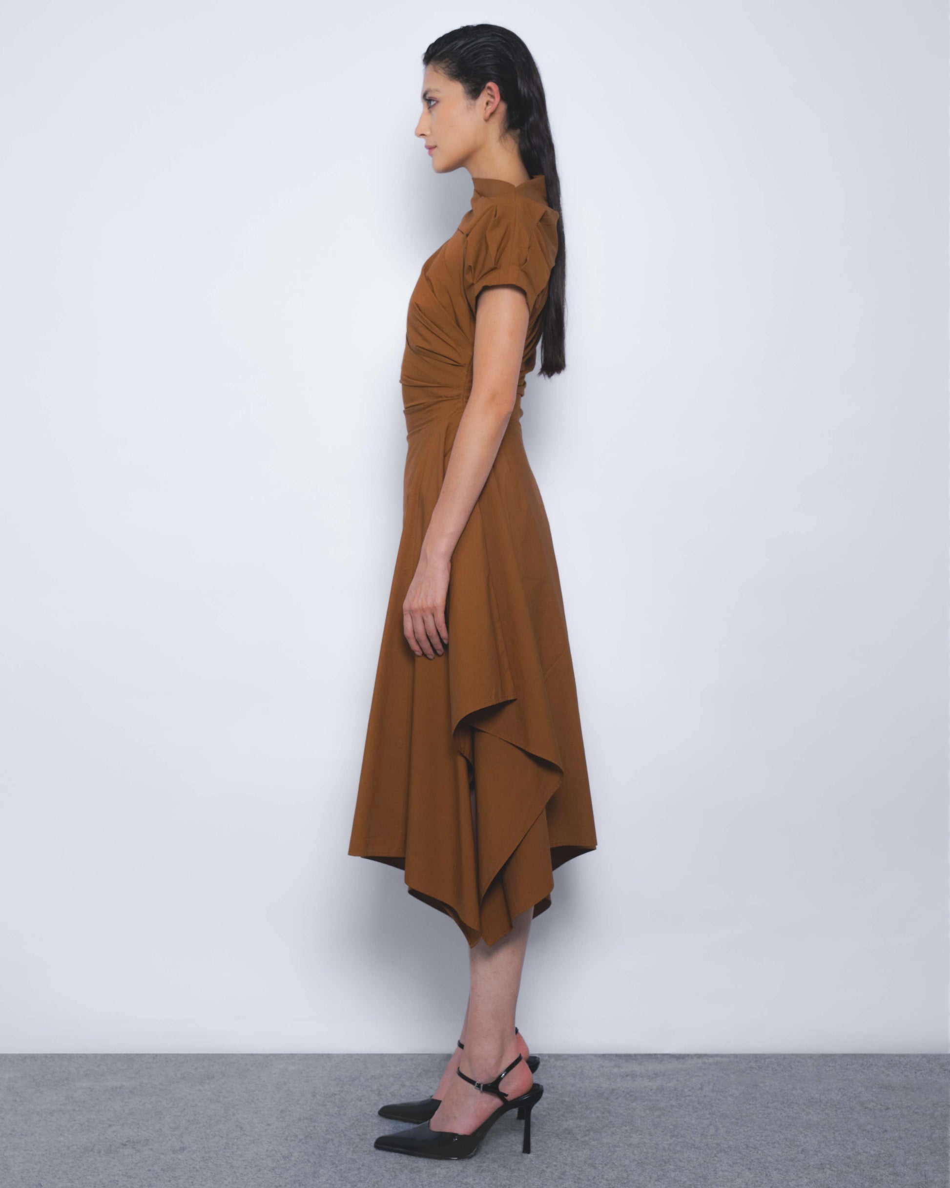 Rigzar Draped Dress - Leh Studios