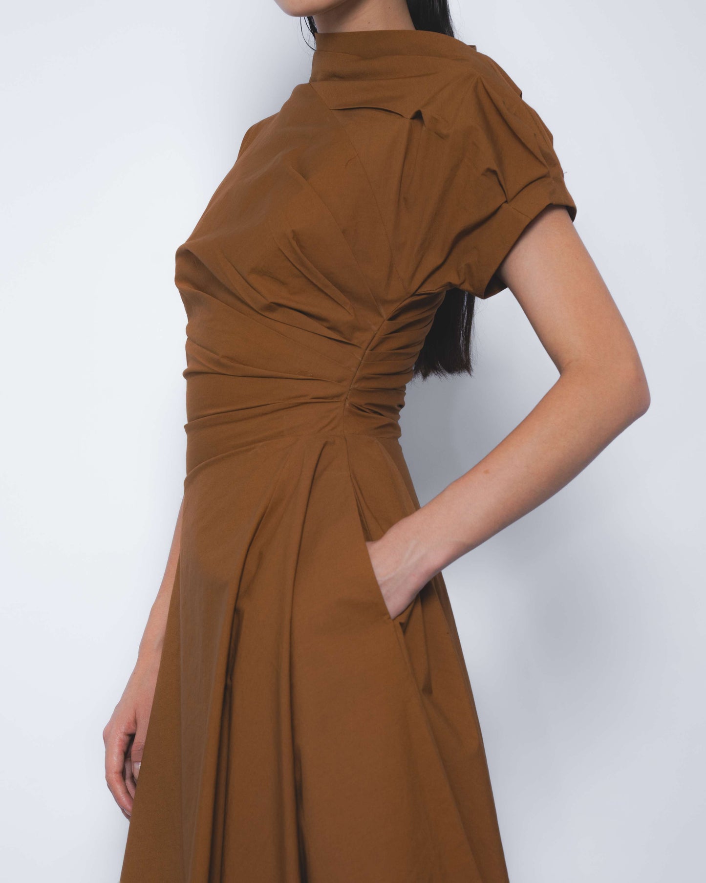 Rigzar Draped Dress - Leh Studios