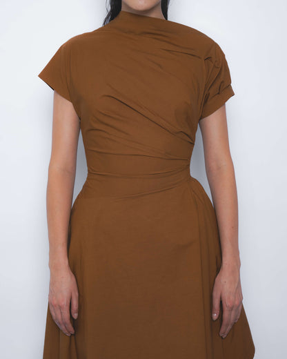 Rigzar Draped Dress - Leh Studios