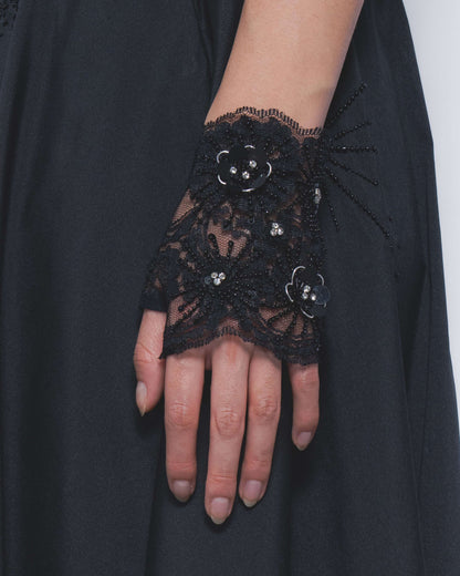 Sumire Lace Embroidered Gloves - Leh Studios