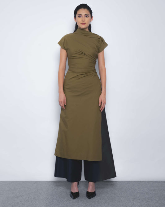 Arida Draped Tunic - Leh Studios