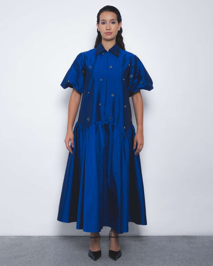 Cielo Embroidered Dress - Leh Studios