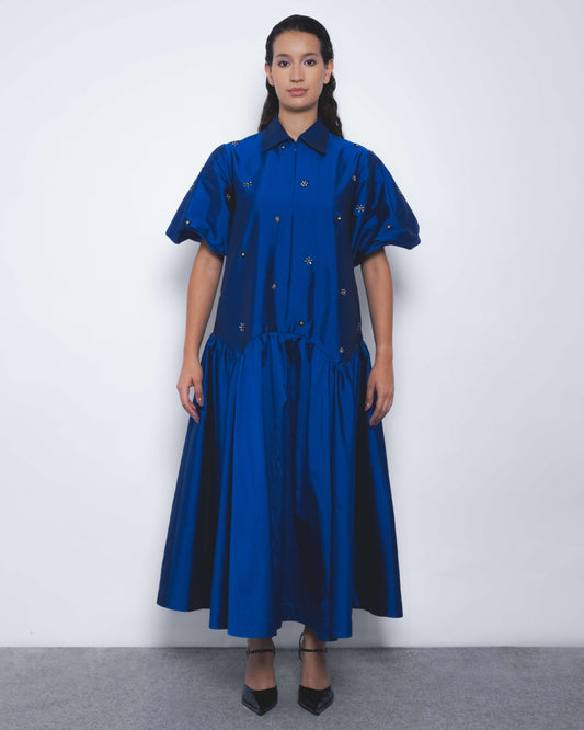 Cielo Embroidered Dress - Leh Studios