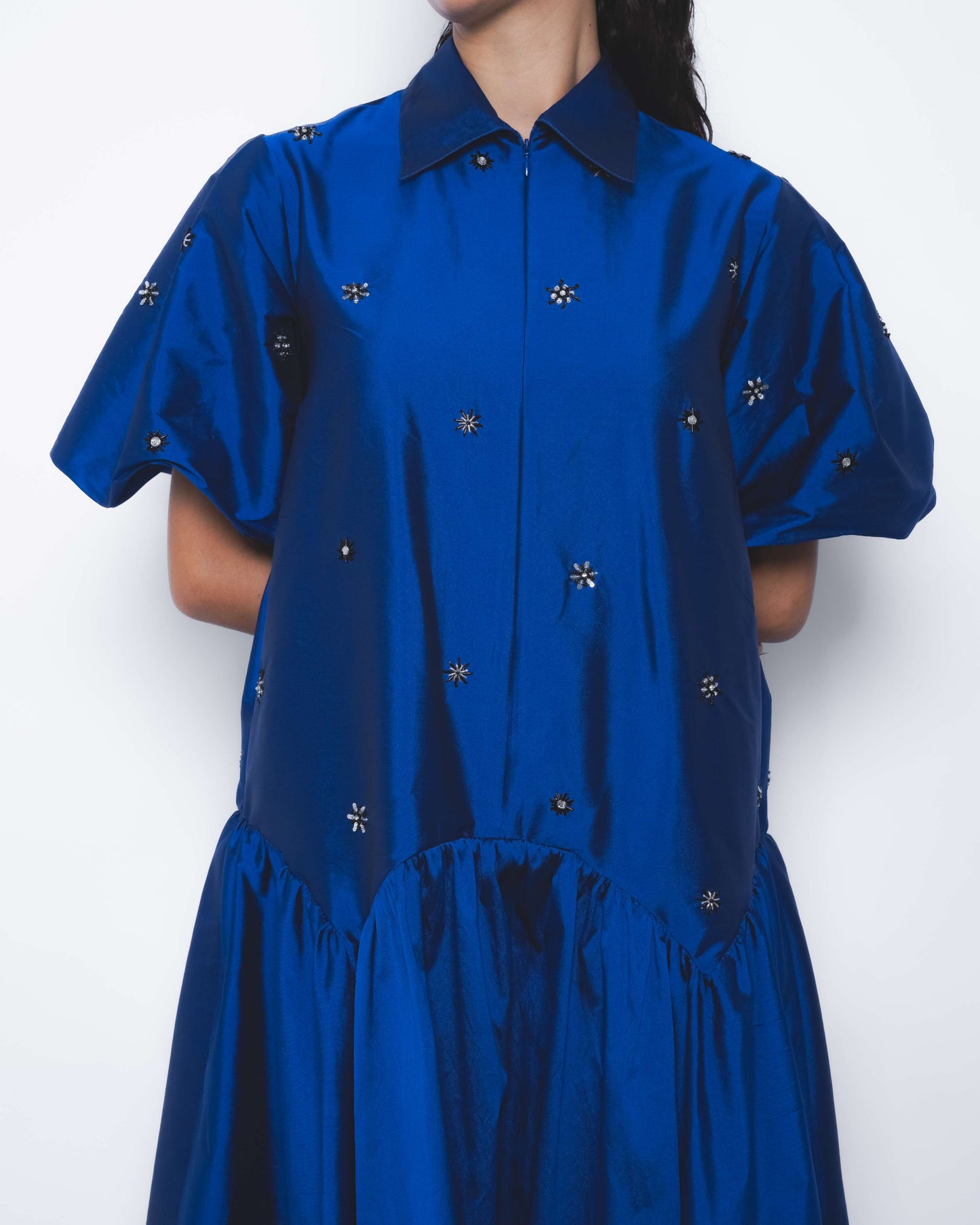 Cielo Embroidered Dress - Leh Studios