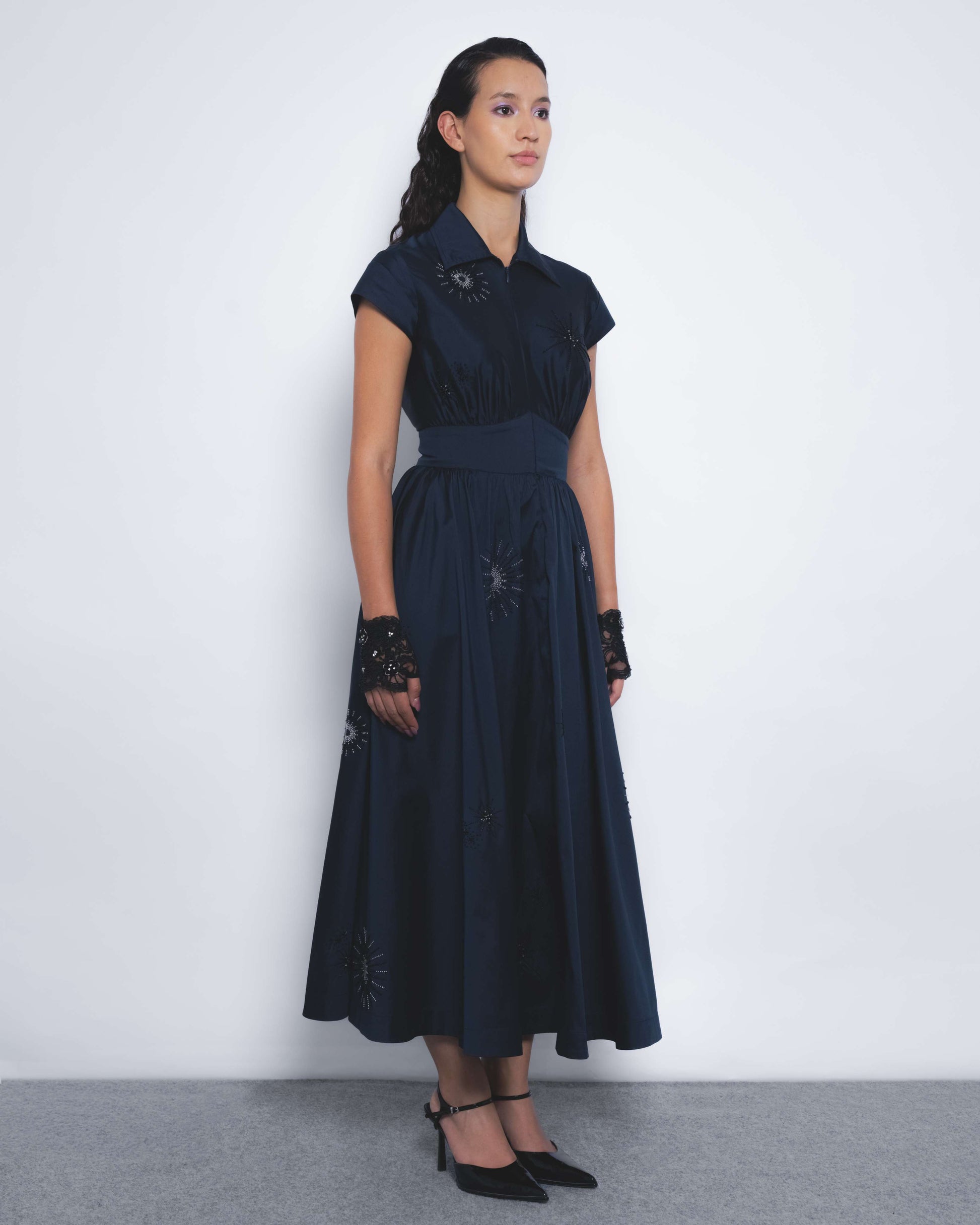 Yume Embroidered Dress - Leh Studios