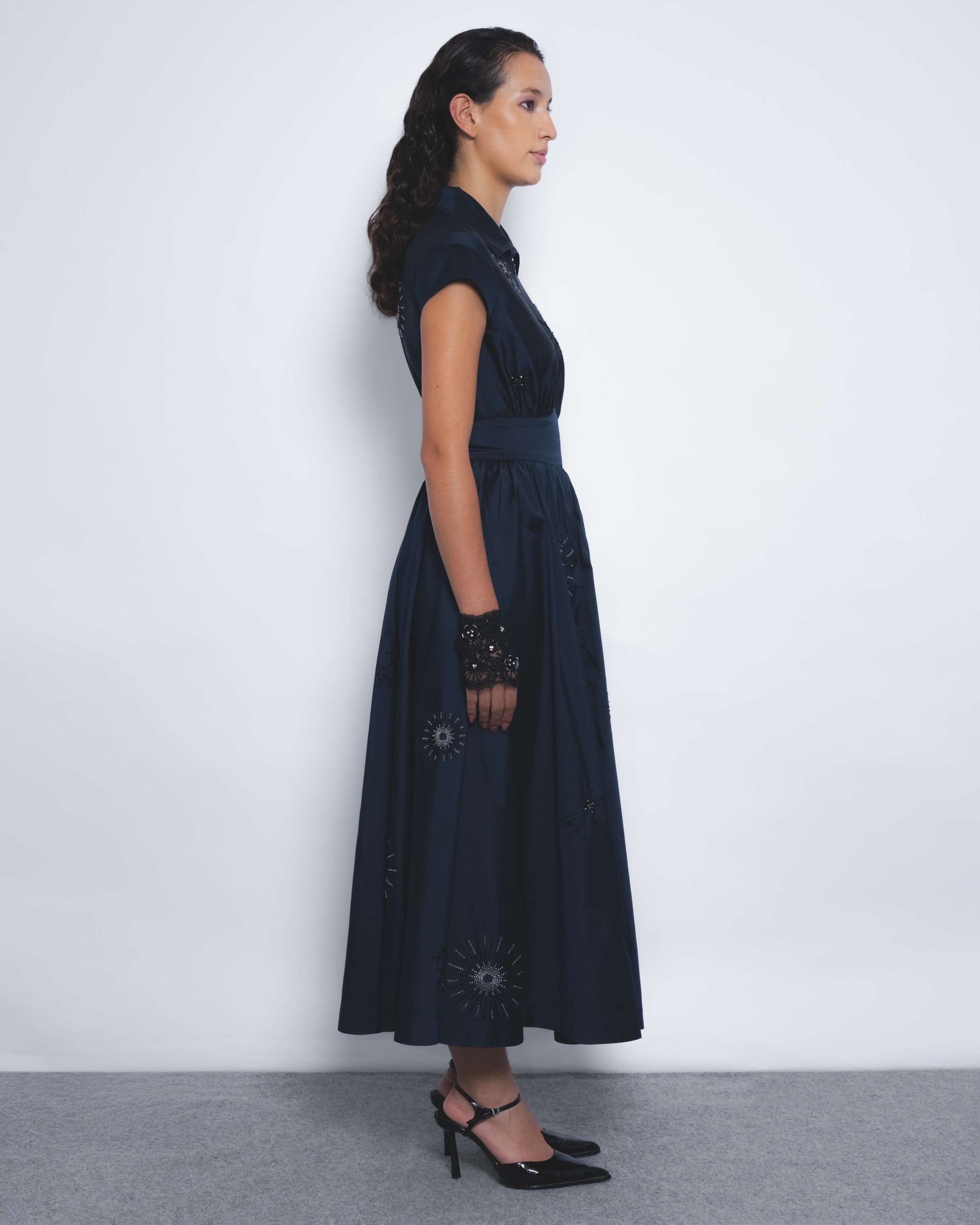 Yume Embroidered Dress - Leh Studios