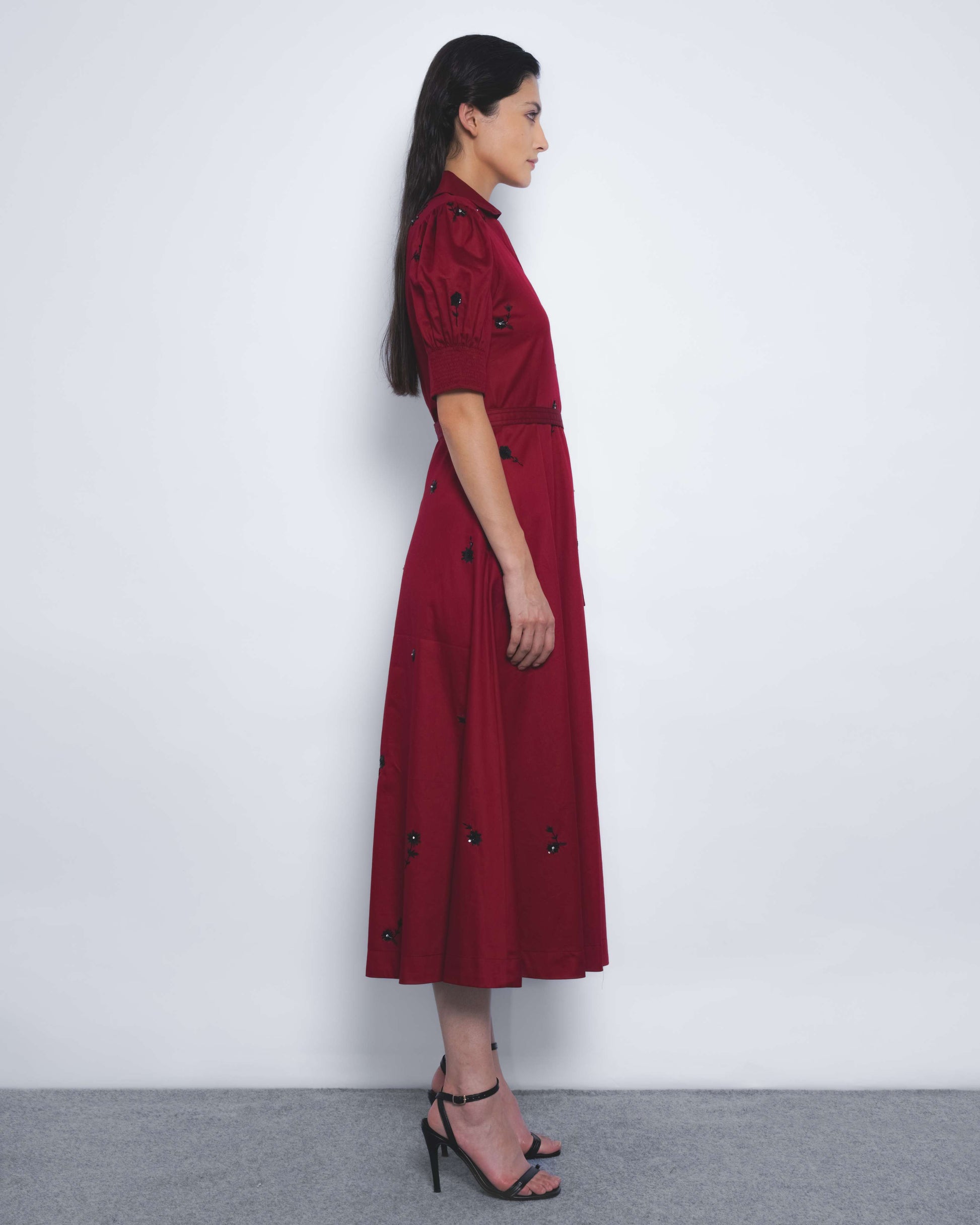 Ume Embroidered Dress - Leh Studios