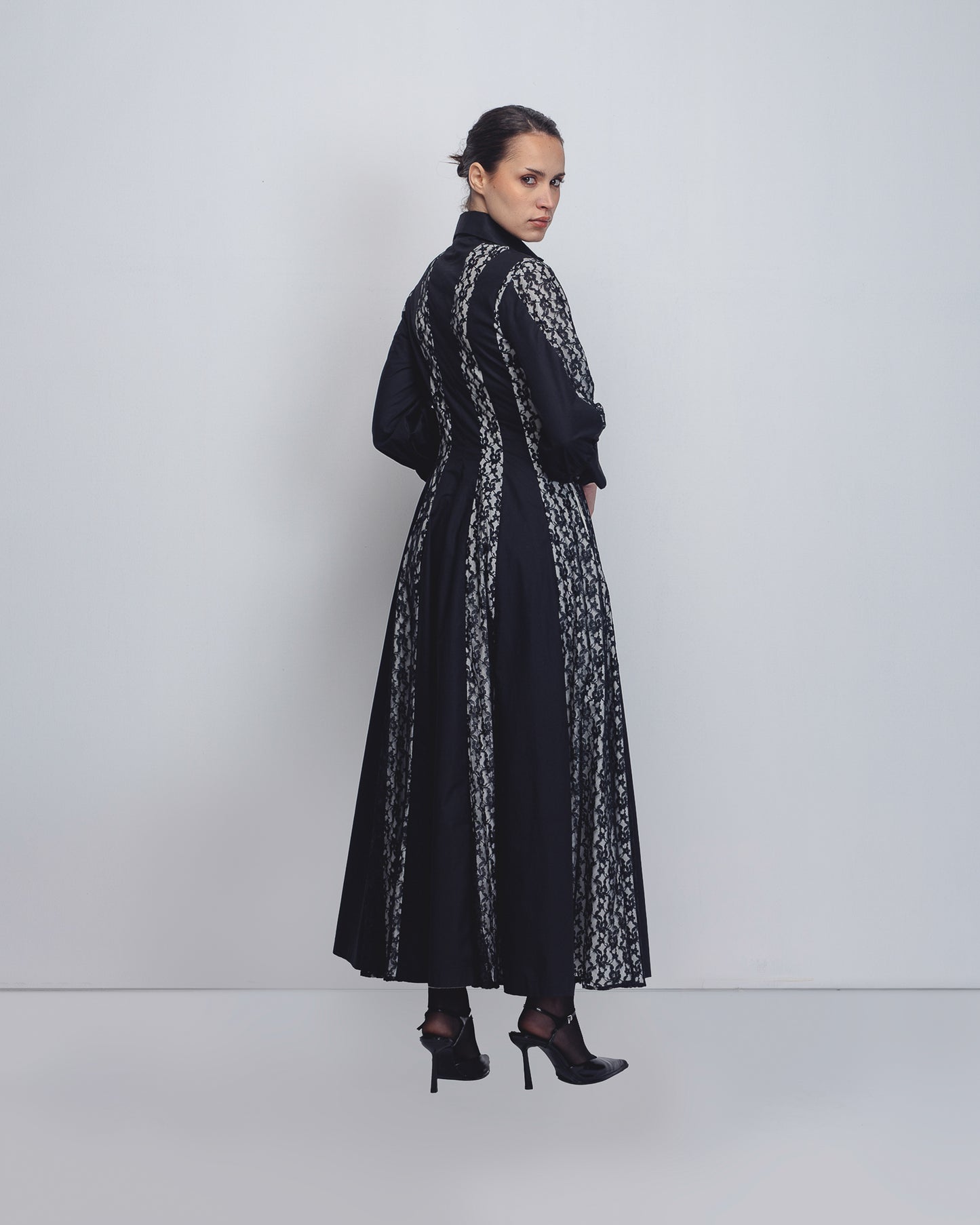 Lace Panelled Dress