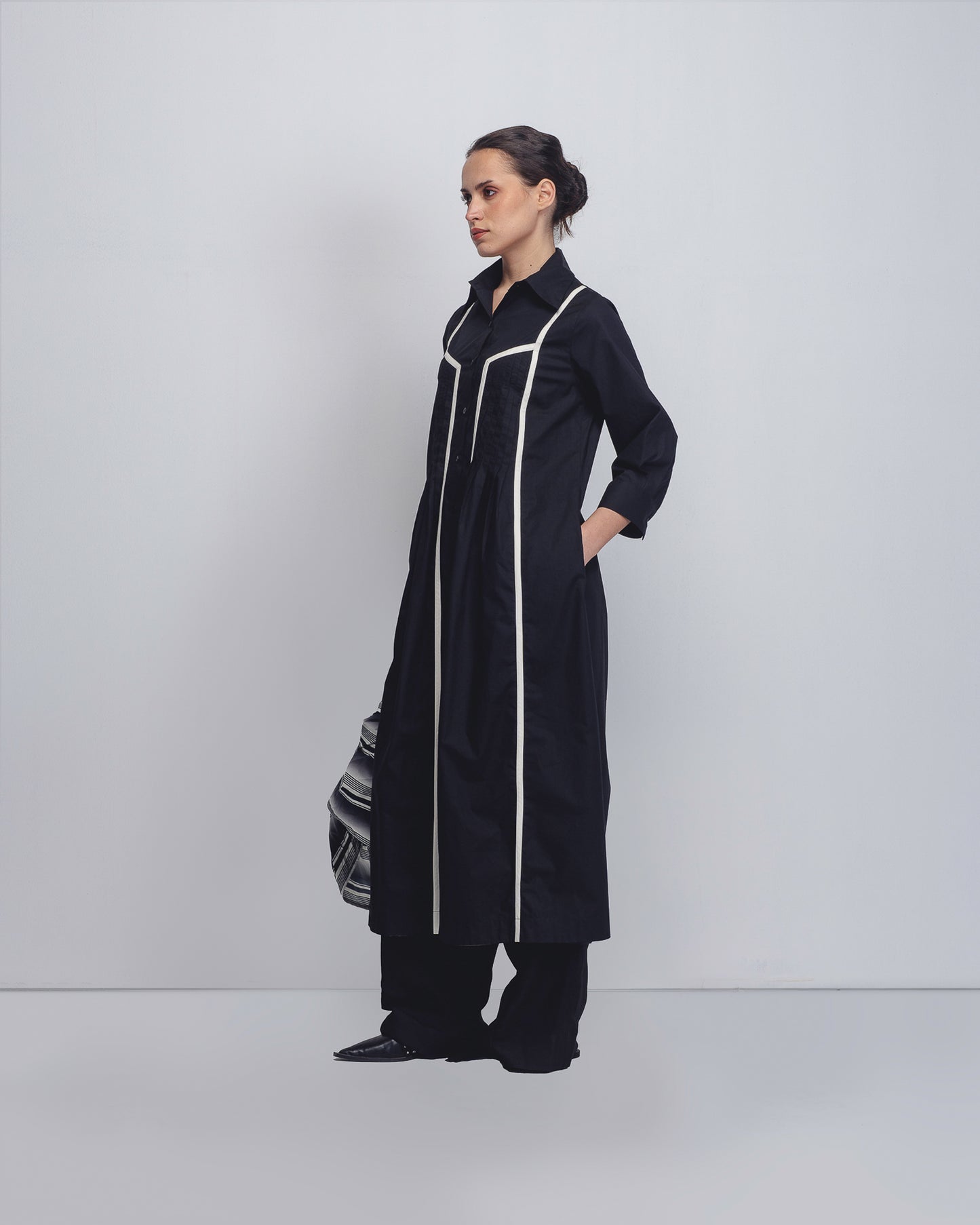 Column Shirt Dress