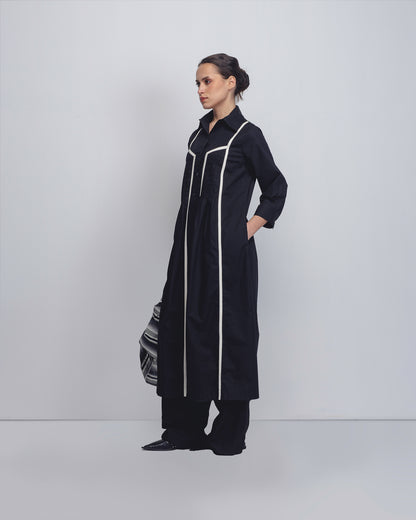 Column Shirt Dress