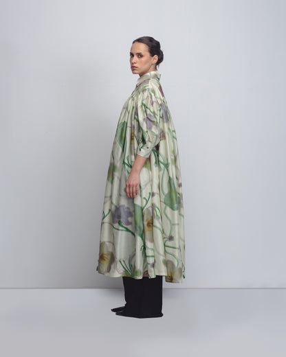 Paron Print Drop Shirt Dress