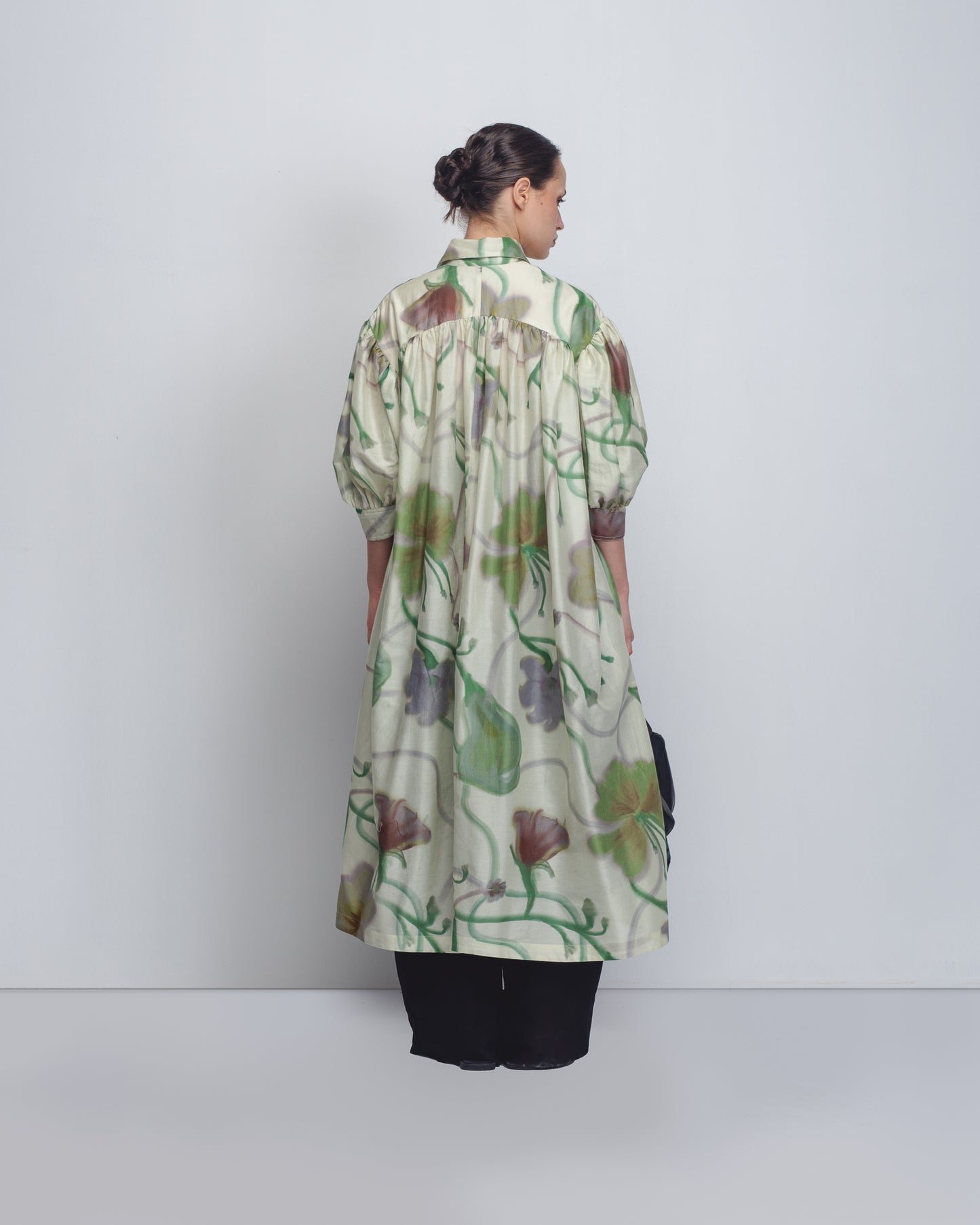 Paron Print Drop Shirt Dress