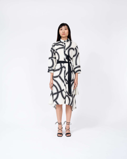 Swrill Print New Hanker Dress