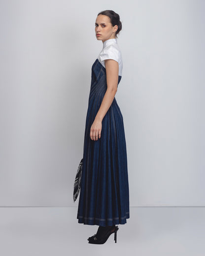 Denim Swirl Dress