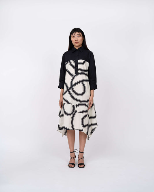Swrill Print New Hanker Dress