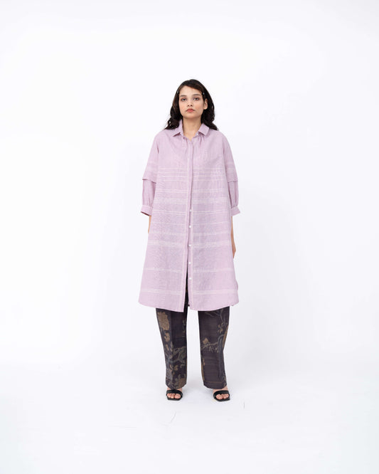 Pleated Fence Shirt