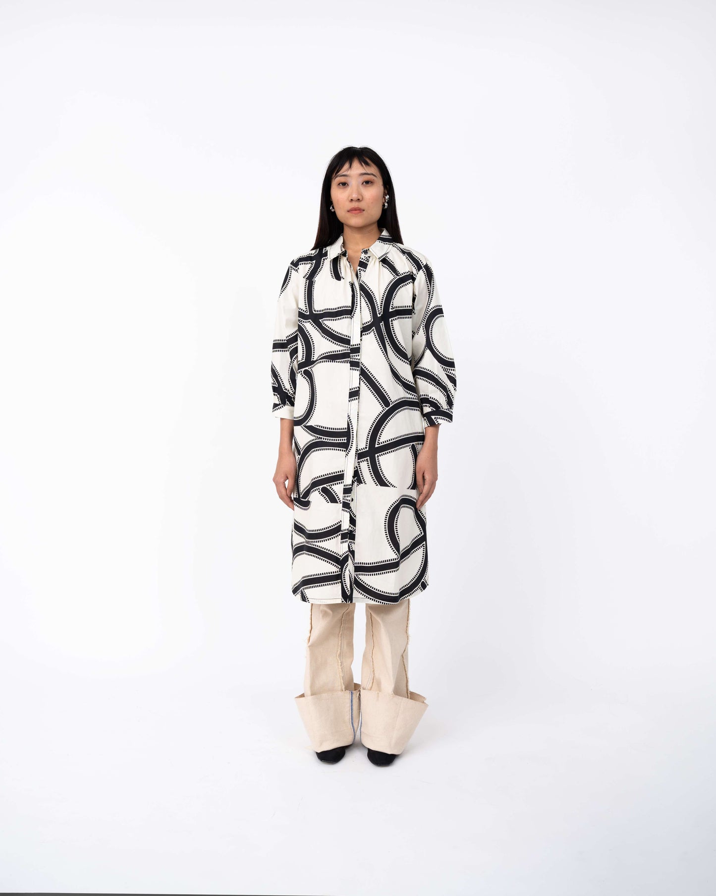 Swrill Print Fence Shirt