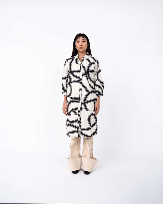 Swrill Print Fence Shirt