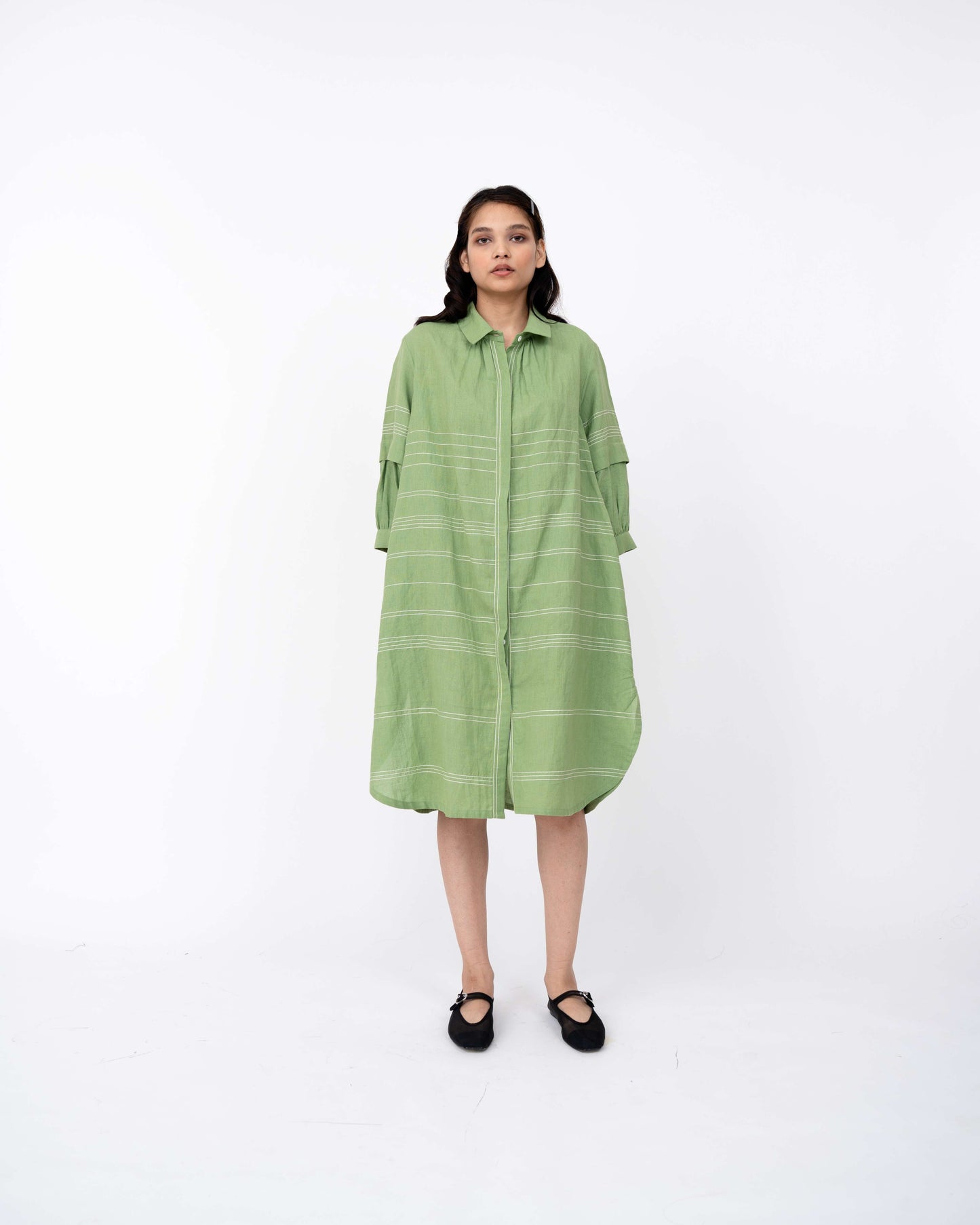 Pleated Fence Shirt