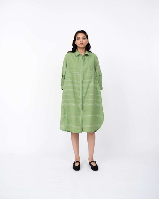 Pleated Fence Shirt