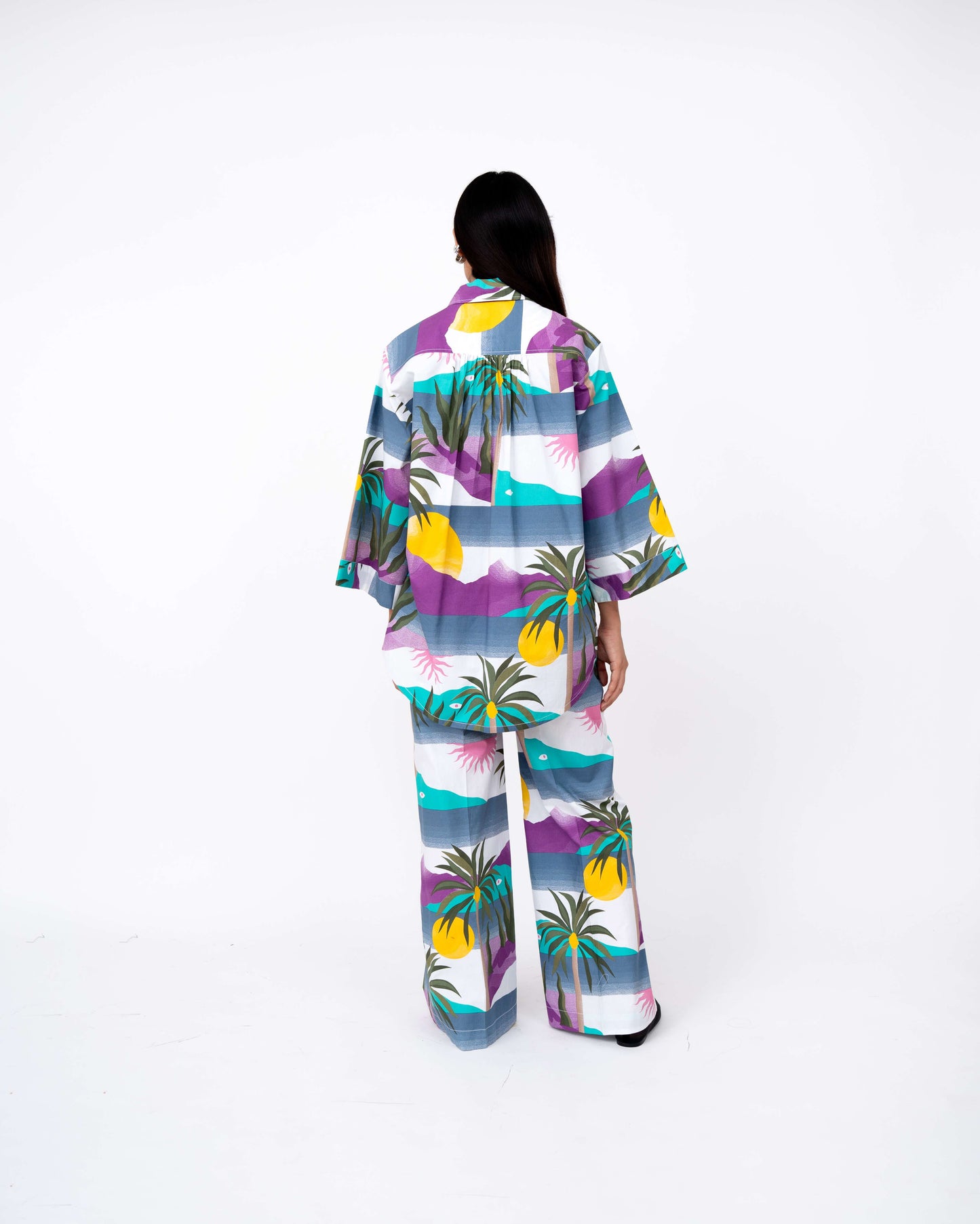 Island Print Classic Pant