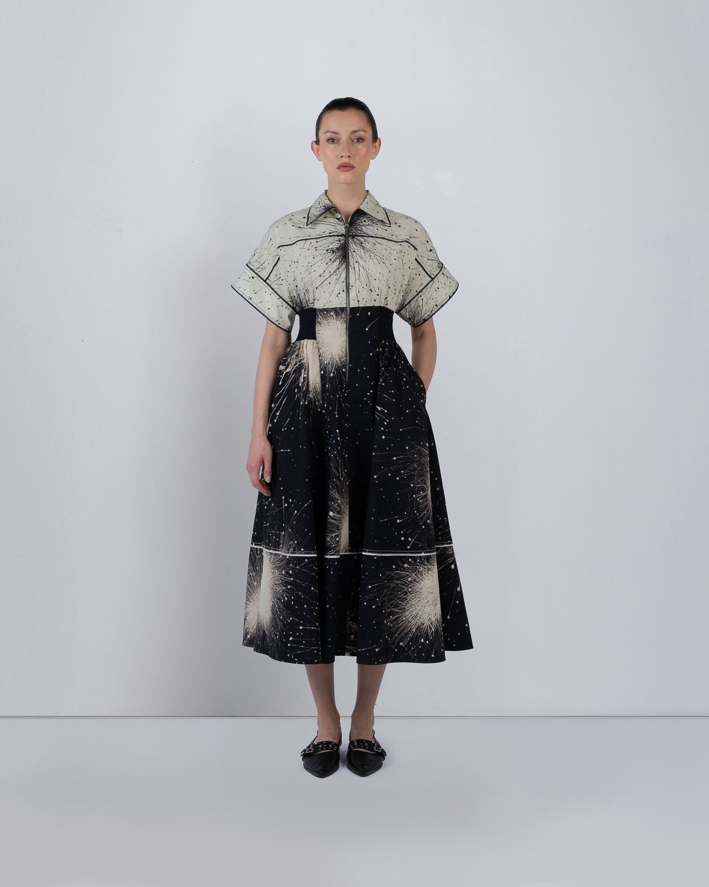 Esther Dress In Splatter Print