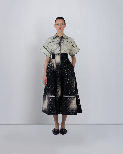 Esther Dress In Splatter Print