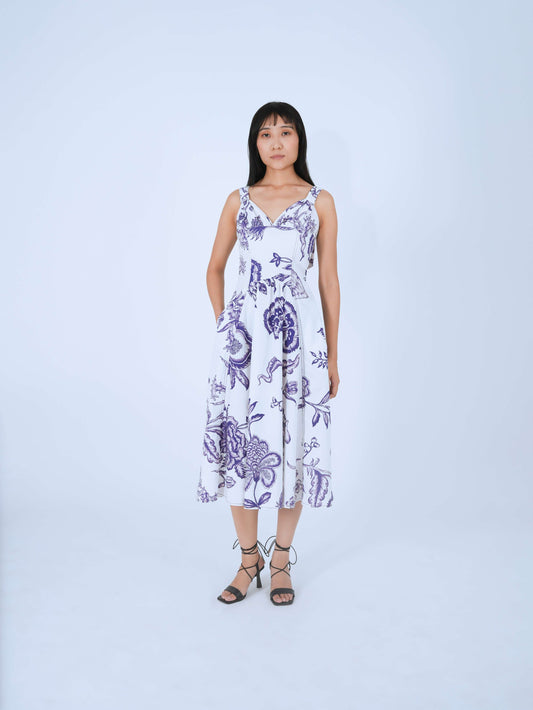 Chinoiserie Knot Dress