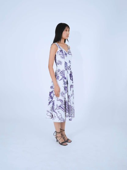 Chinoiserie Knot Dress