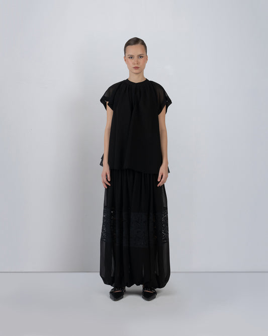 Georgette Balloon Pants