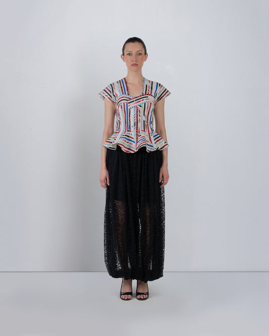 Lace Balloon Pants