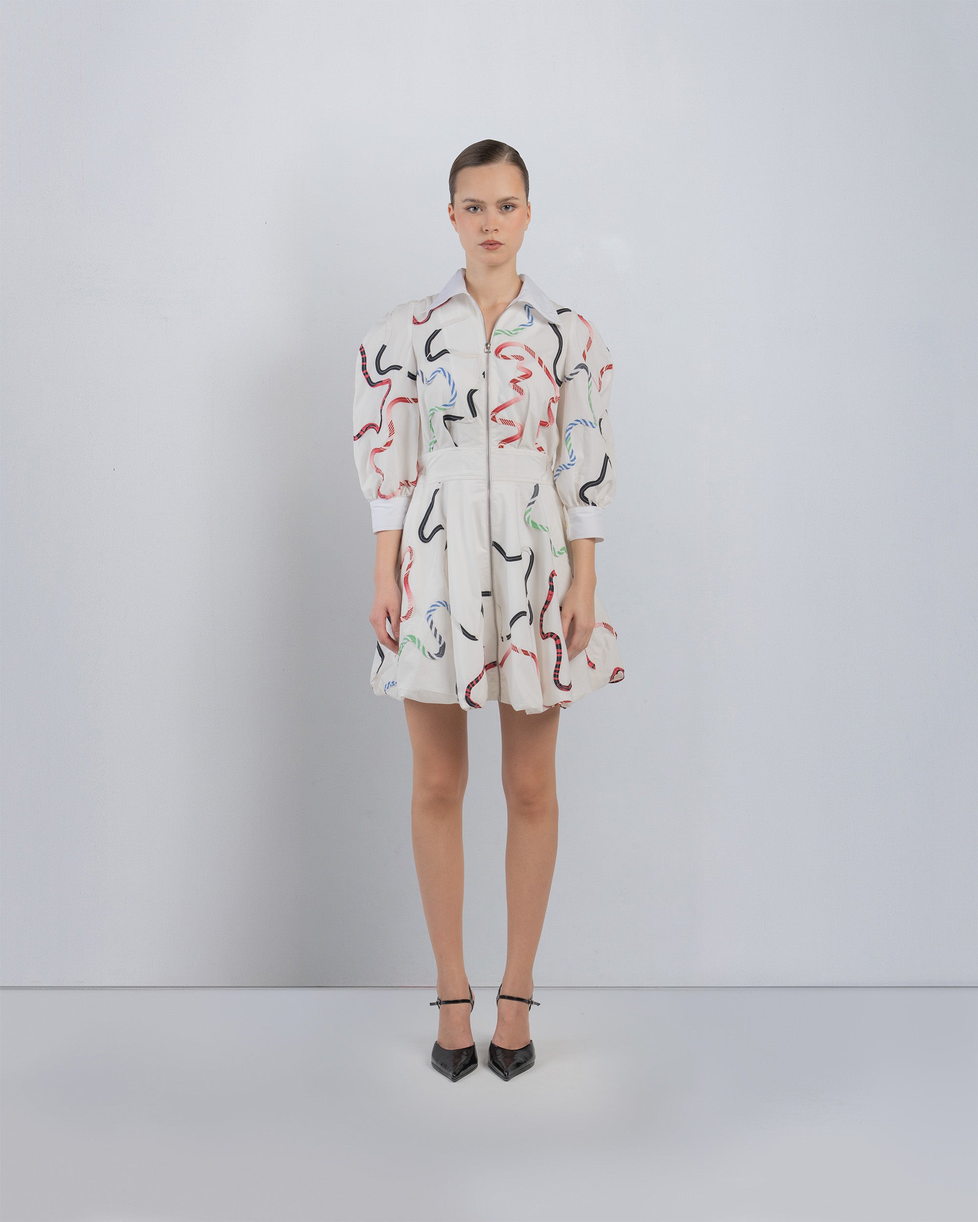Bandes Bubble Hem Dress