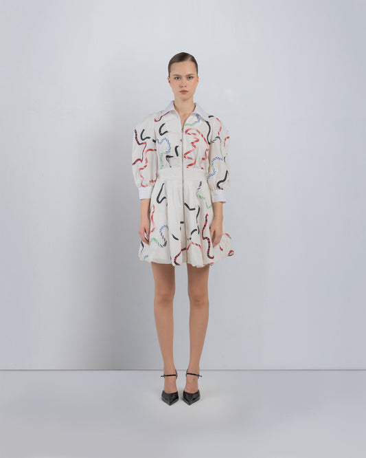 Bandes Bubble Hem Dress